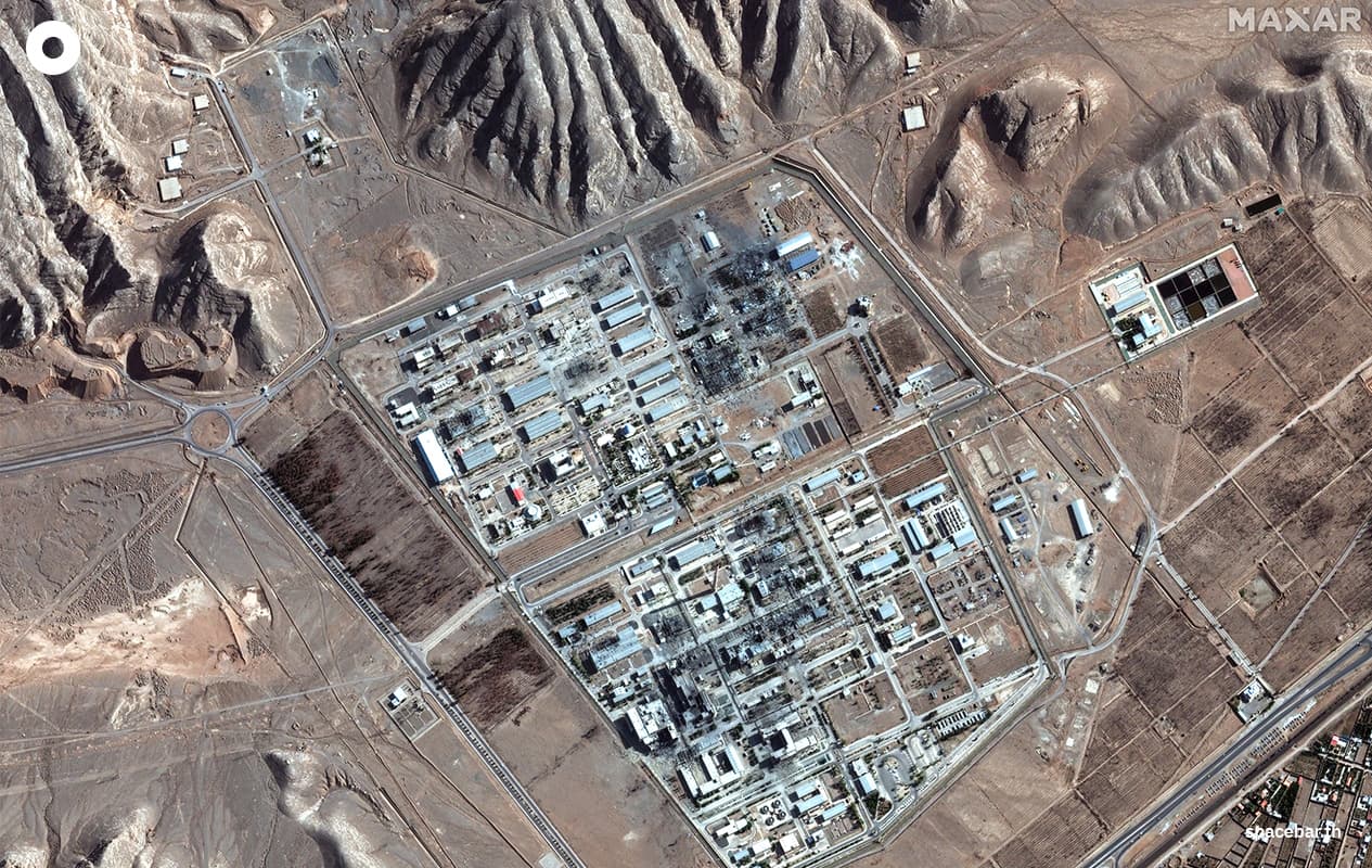 (Photo by Satellite image ©2025 Maxar Technologies / AFP)